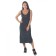 Women's dress minimal, size 44, color anthracite
