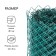 Garden grid, 1.5 × 20 m, rhombus cell 40 × 40 mm, plastic, green, Greengo