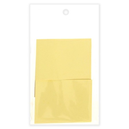 Set 2 blocks with a sticky edge of 38 mm x 51 mm, 100 sheets, x 2 pieces, pastel, yellow-2