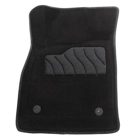 Pile rug for Opel Astra J, 2010-2017, black-1