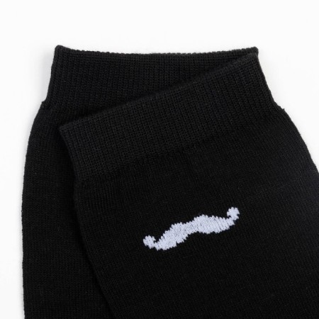 Male socks "antennae", black color, size 25-1