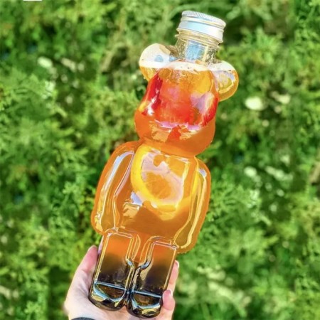 Bottle for drinks, 350 ml "Bear", 21 x 5 cm-3