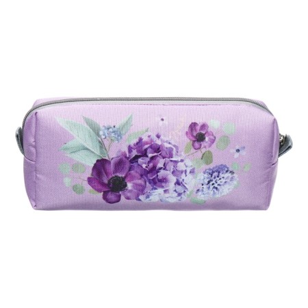 Penal soft, 2 compartments, voluminous, 100 x 210 x 50 mm, Erichkrause Pastel Bloom, 61947-2