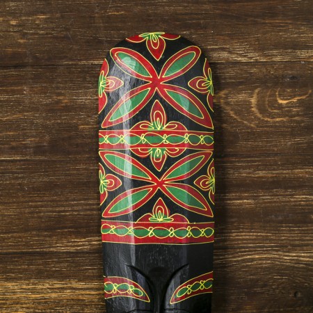 Mask Wall tree "Aboriginal with a bright pattern" 3x12x50 cm-2