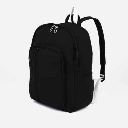Youth backpack from lightning textiles, 5 pockets, black color