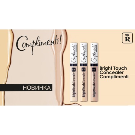 Facial Concealer Relouis Complimenti Bright Touch, tone No. 02 natural beige, 6.2 g-1