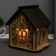 Salt lamp with Dimmer "DOM" Wooden, 1x15W E14, 1-1.3 kg, 16x16x16cm