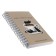 Note book A6, 120 sheets in the cage on the crest "Paise", covered cardboard, mix