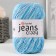 Yarn "Jeans Crazy" 55% cotton, 45% acrylic 160m/50g (8212 Blue-gray)
