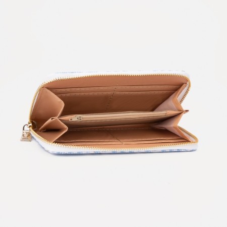 Women's wallet with lightning, blue color-2