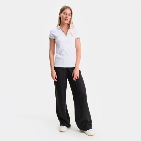 T -shirt female, white color, size 44 (m)-3