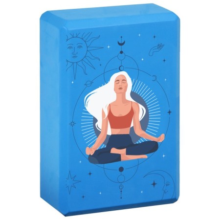 Sangh yoga block, 23x15x8 cm, blue color-11