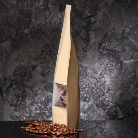 Zip-Lock package Craft with a rectangular window, 22 x 32 x 4 cm-2