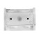 Facade lamp "Semesfer", FSD-009, 4W, 3000k, 2 rays, IP65, 220V, metal, white