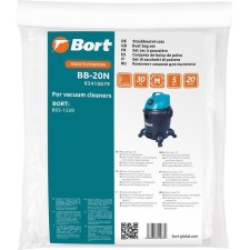 BB-20N-20n bag bag, for the BORT BSS-1220 vacuum cleaner, 5 pcs