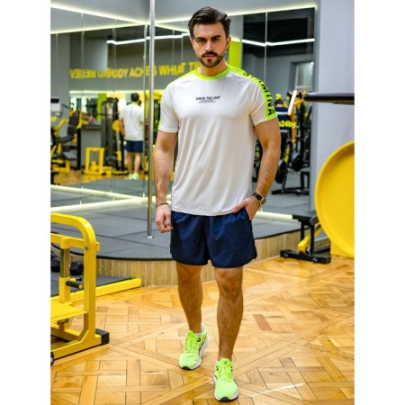 Sports T -shirt Male Isee, size 48, white color-1