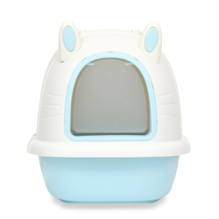 Domik toilet with a removable stand for a scoop, 50 x 40 x 41 cm, blue-2