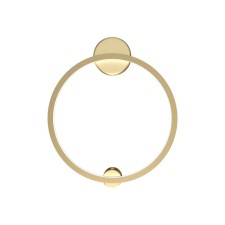 Bra Maytoni Mod005WL-L22BSK Halo, 400x400x400 mm, LED, 24W, 1250LM, 4000K, brass color