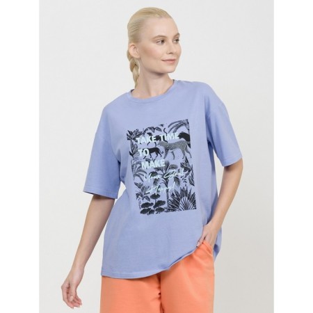 Female T -shirt, size XS, lavender color