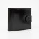 Women's wallet on the Textura button, black color