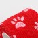 The self -fixed bandage "paws", 5 cm, max. Extensibility 4.5 m, red