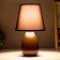 Gino table lamp E14 40W Chocolate 18x18x29 cm Risalux
