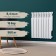Tropic 500x80 mm radiator aluminum, 8 sections