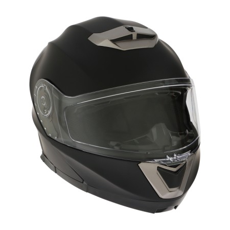 Modular helmet with two visors, size M (57-58), model-BLD-160E, black matte-2
