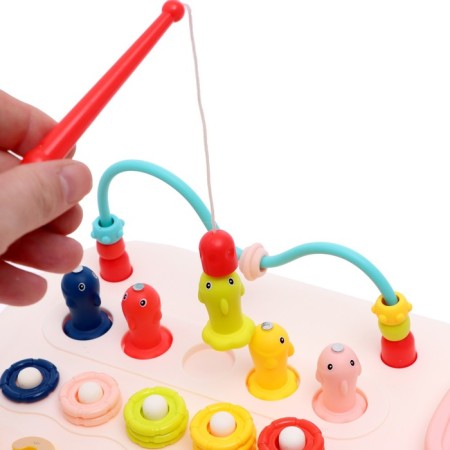 Developing toy "Fun games", pink color-5