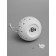 Christmas ball "Starry sky" 9x9x9.8 cm, 1 LED, LR44x3 (in the set), T/white