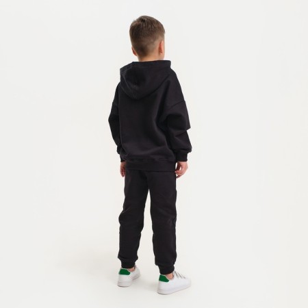 Kid for children (hoodies, trousers) KAFTAN "BASIC Line", size 28 (86-92), black color-3