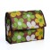 Folding bag on Velcro, 2 wheels, colorful color