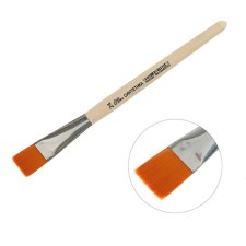 Synthetics Brush flat No. 24 (width of the clip 24 mm; hair length 22 mm), wooden handle, calligrata