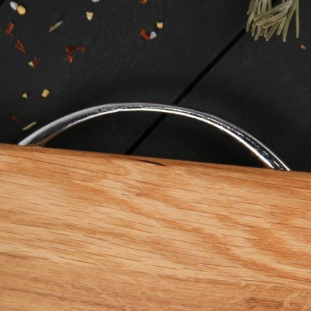 Groot board with a metal handle MAGISTRO, 29 × 18 × 1.2 cm, oak-4