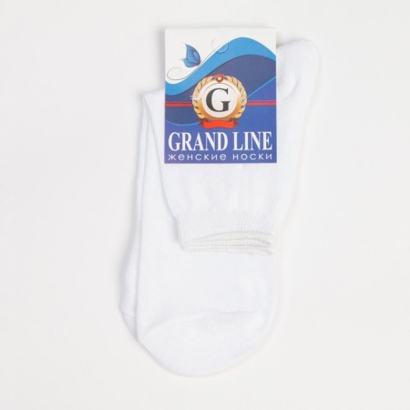 Women's socks, white color, size 25-4