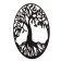 Panel "Tree of Life" Black, D-400mm