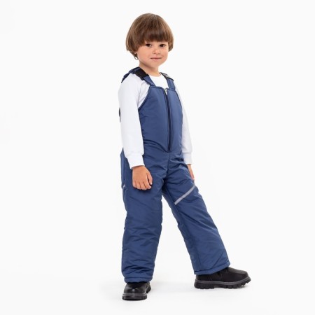 Semi-combinezone children, dark blue color, height 110-116 cm synthetic winterizer 200 grams-1