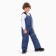 Semi-combinezone children, dark blue color, height 110-116 cm synthetic winterizer 200 grams