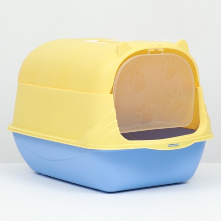 Domik toilet 36 x 37 x 51 cm, blue-yellow-2