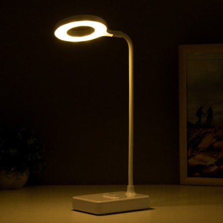 Table lamp touch lamp "Lody" LED 4W USB AKB White 9x12x45 cm Risalux-5