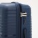 Middle suitcase 24 ", lightning department, code castle, 4 wheels, blue color