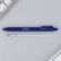 Handle joke Ball blue paste automatic 0.7 mm mix of inscriptions "The strongest"