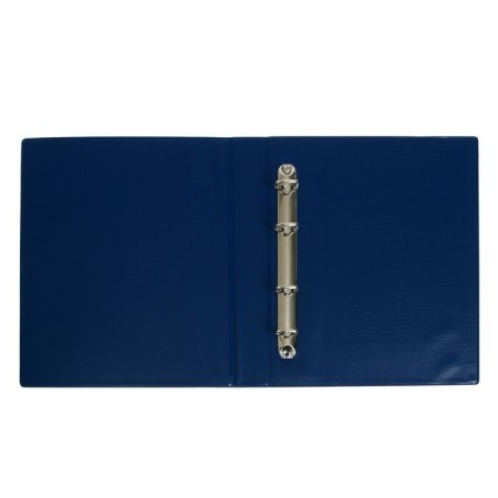 Album for coins on rings, optima format 230 x 265 mm Calligrata "map", includes up to 20 sheets, PVC cover, blue-3