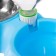 A bowl for animals with a Bradex 31.5x18x6 cm, stainless steel, plastic, blue