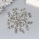Decor for creativity Metal "palm - cycle" silver 1.5x0.8 cm
