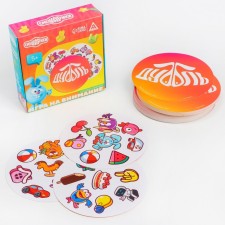 Card game to the speed and reaction “Dubbl. Look, grab it! ”, 55 cards, 5+, Smeshariki