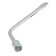 Key service key key 71374, g-shaped 21 x 270 mm