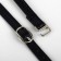 Shoe strap, artificial leather, 30 cm, 8 mm, 2 pcs, black color