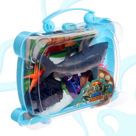 Game set "Sea City", sea animals in the suitcase-9