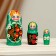 Nesting doll 3 in 1 (color and pattern may differ), mix